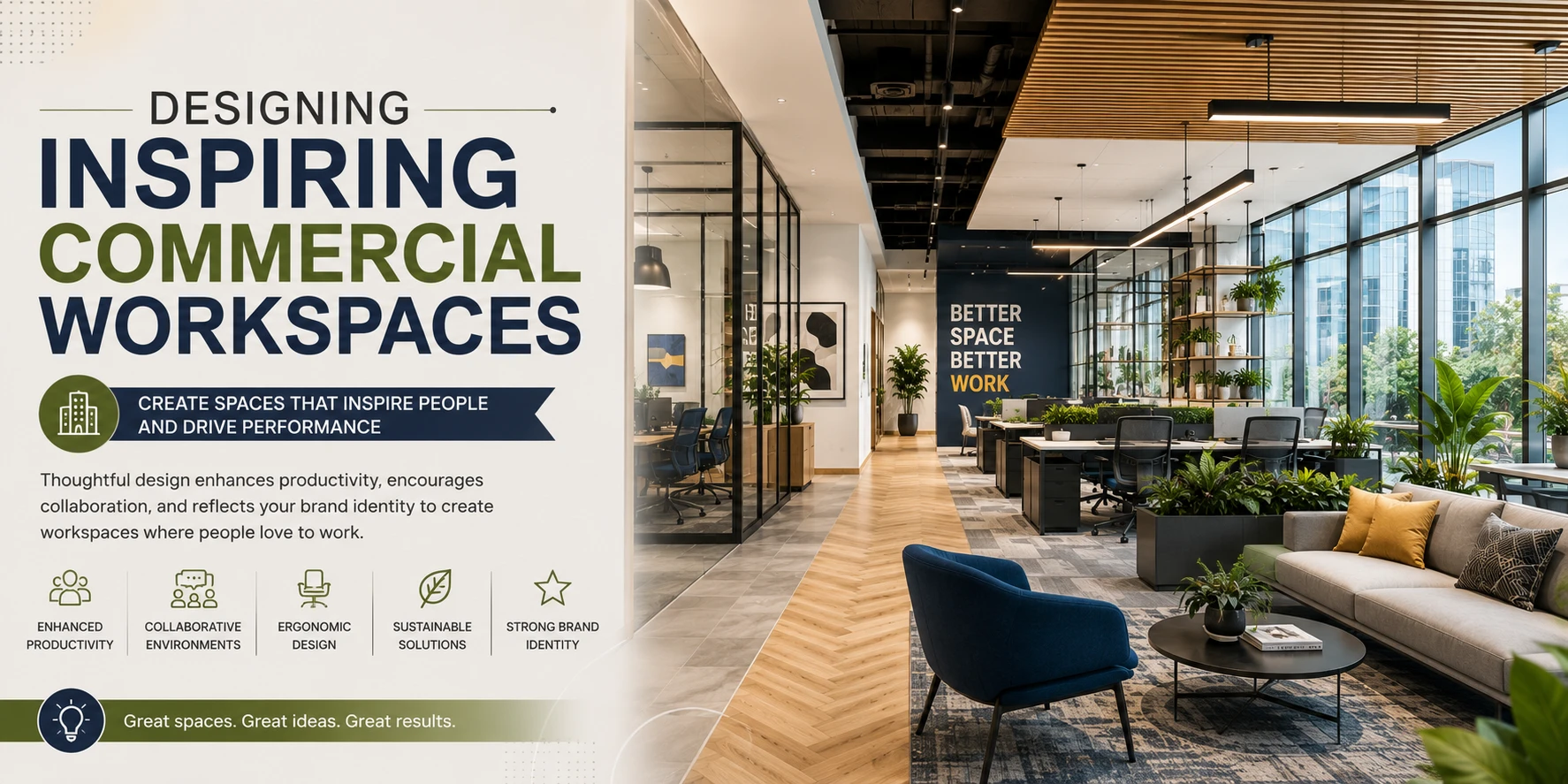  Designing Inspiring Commercial Workspaces